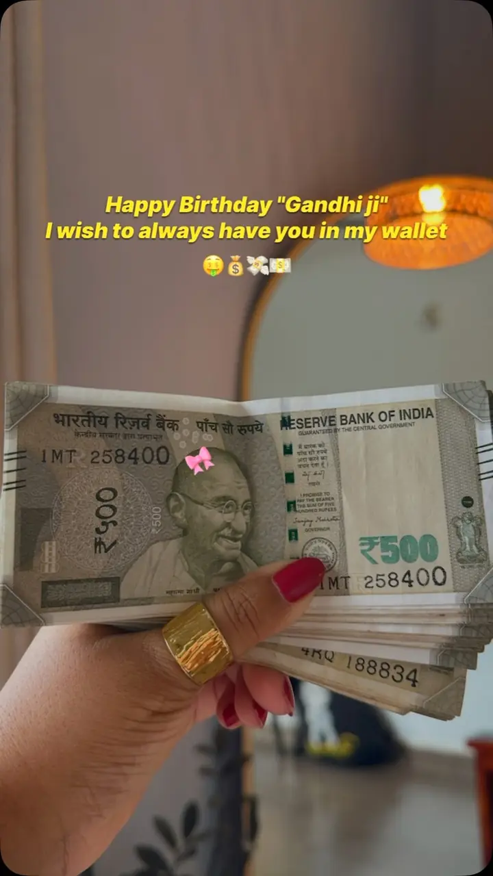 Indians are wishing Bapu, then joking about the holiday off 😄