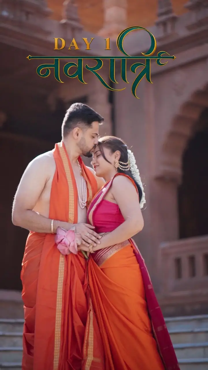 Indians are posting Day 1 of 9: a new colour, a new goddess 🪔